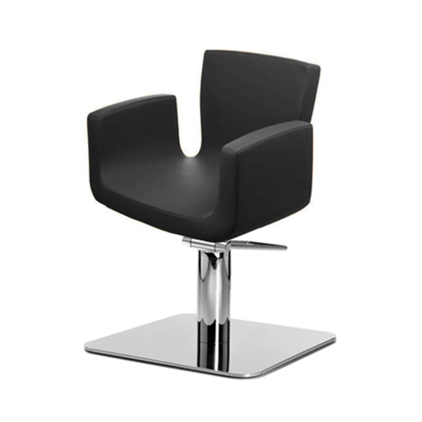 Fauteuil de coupe MILA pied carré avec pompe