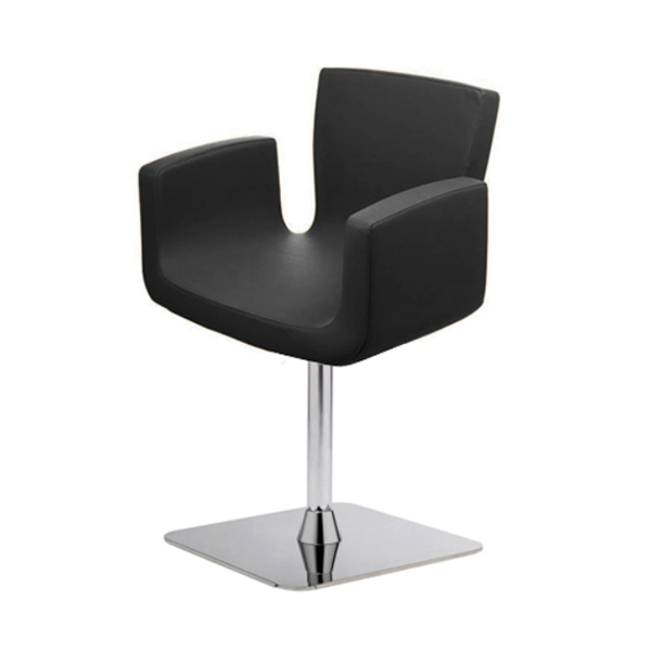 Fauteuil de coupe MILA pied carré sans pompe
