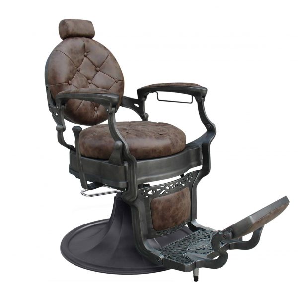 Fauteuil barbier marron Eastwood