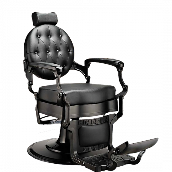 Fauteuil barbier noir design