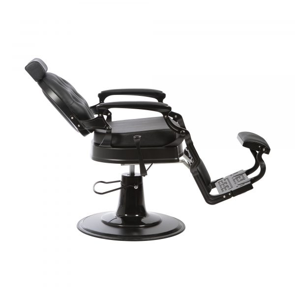Fauteuil barbier noir design