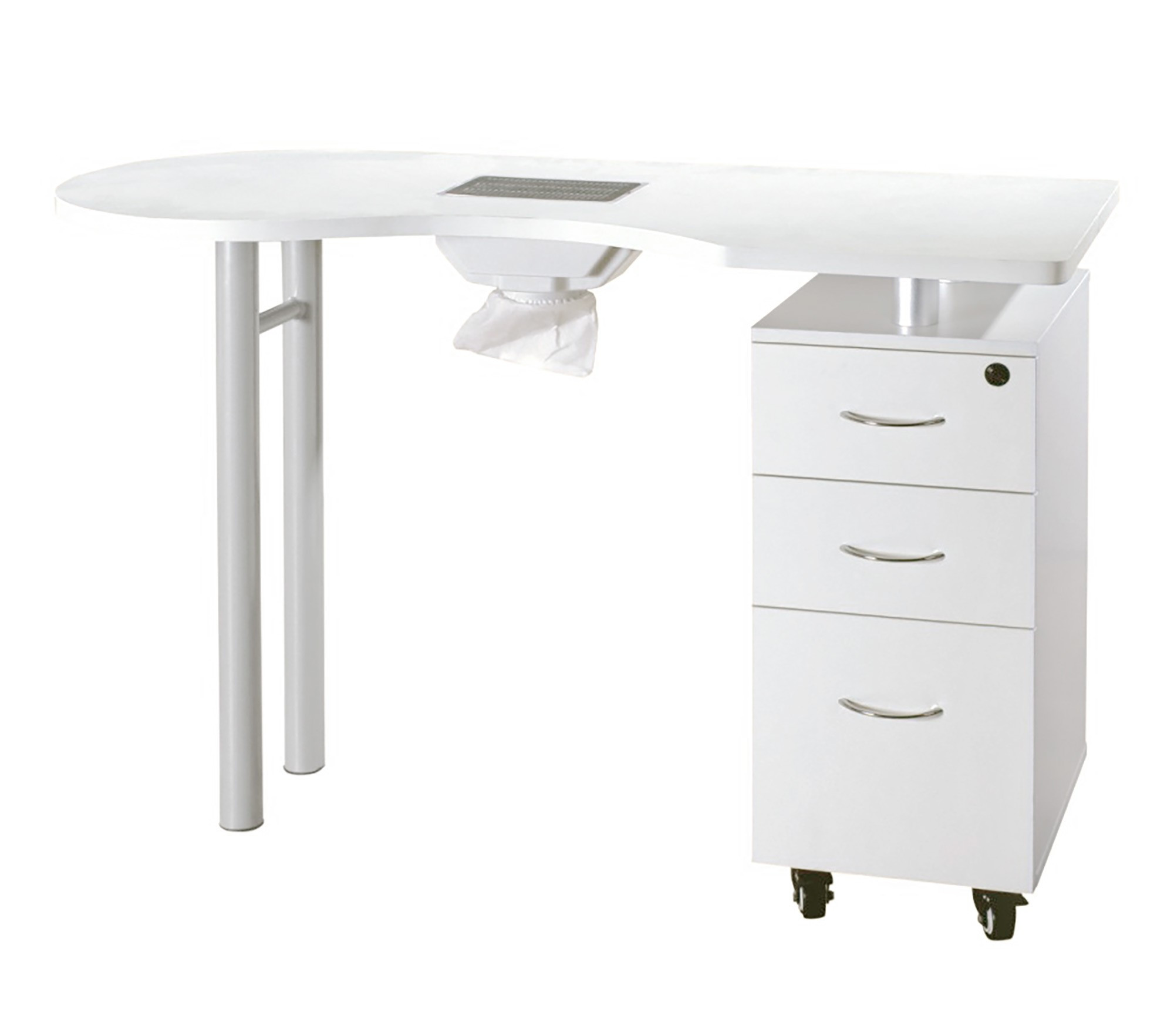 table manucure avec aspirateur + accessoires