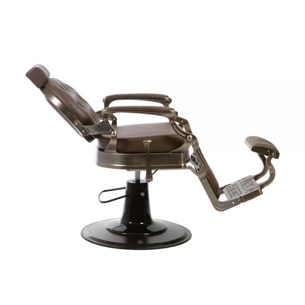 Fauteuil barbier Noir et Bronze Vintage