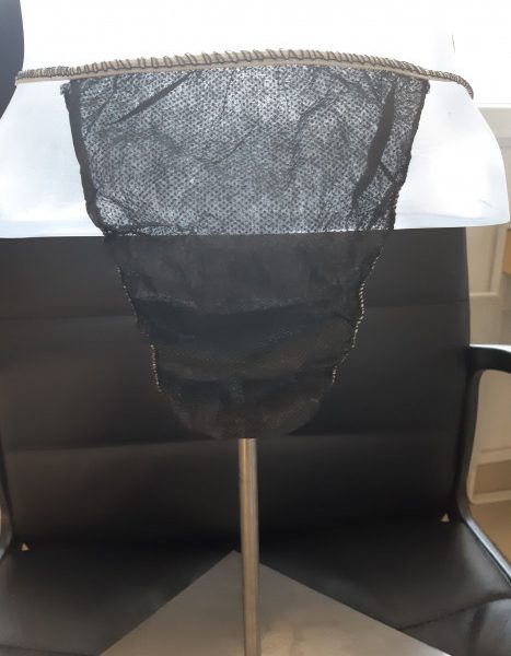 Tangas jetable noir pour homme x100