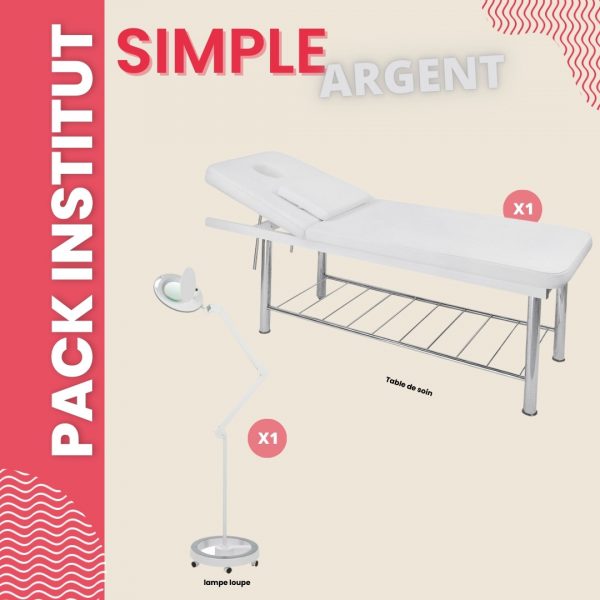 PACK SIMPLE ARGENT Institut de beauté