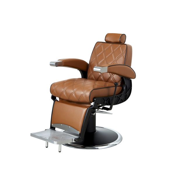 Fauteuil barbier MAX MARRON