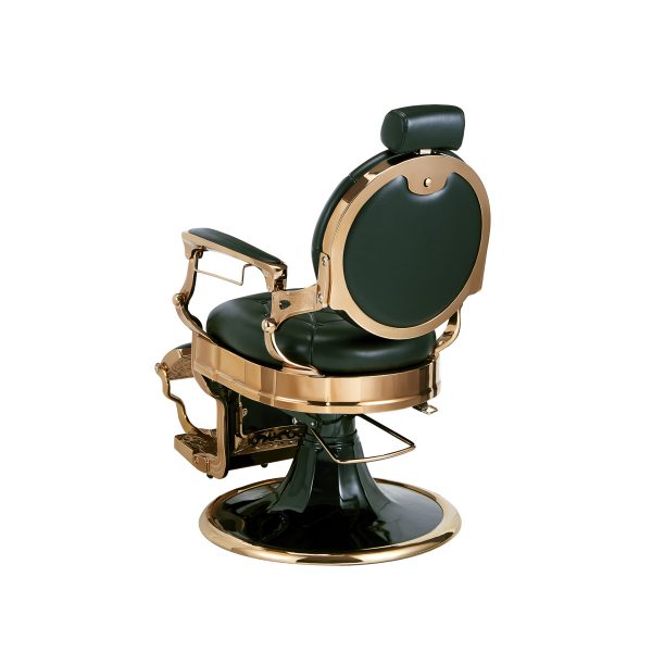 Alternative view of Fauteuil barbier vert KALIOPE GRS