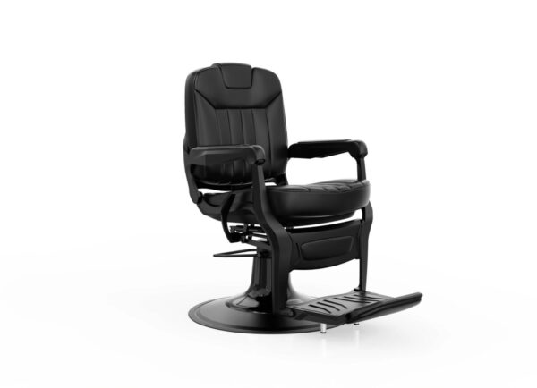 Siège noir pour salon barbier et salon de coiffure