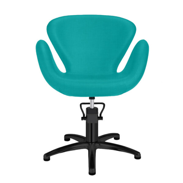 Alternative view of Fauteuil de coupe bleu-vert DAISY