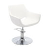 Fauteuil de coupe JOY pour salon de coiffure avec pompe hydraulique et pied rond