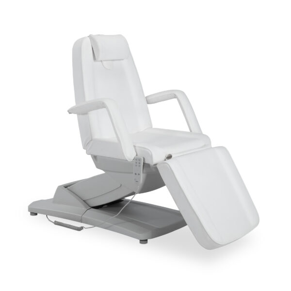 Fauteuil esthétique électrique THEA 3 moteurs avec réglage électrique pour institut de beauté.